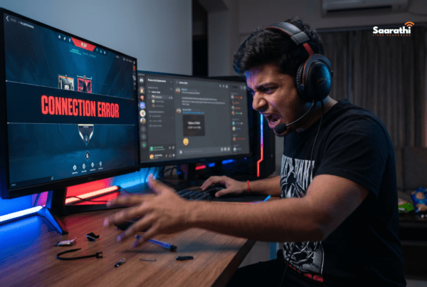 Frustrated Indian gamer experiencing connection errors and wondering if a static IP for gaming India will fix it.