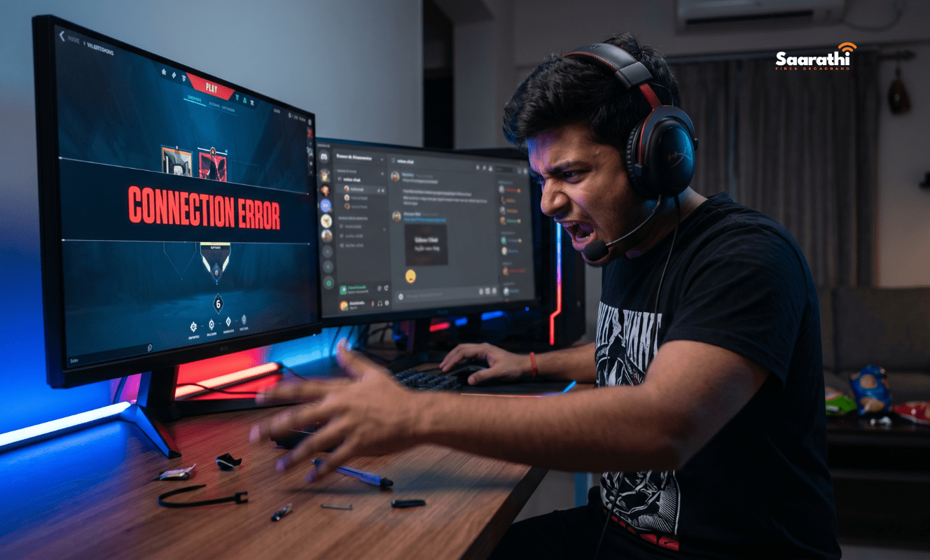 Frustrated Indian gamer experiencing connection errors and wondering if a static IP for gaming India will fix it.